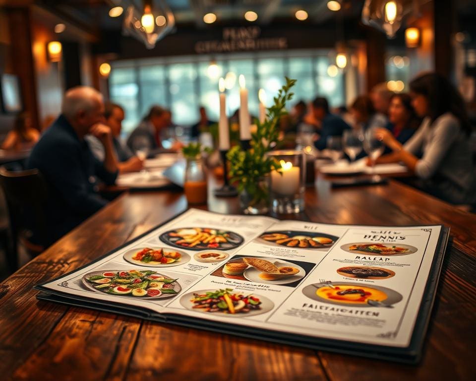 Wat maakt een restaurantmenu aantrekkelijk voor gasten?