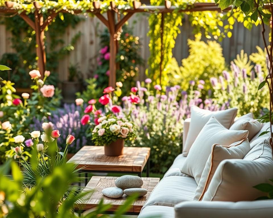 Wat maakt een tuin fijn om in te zitten?