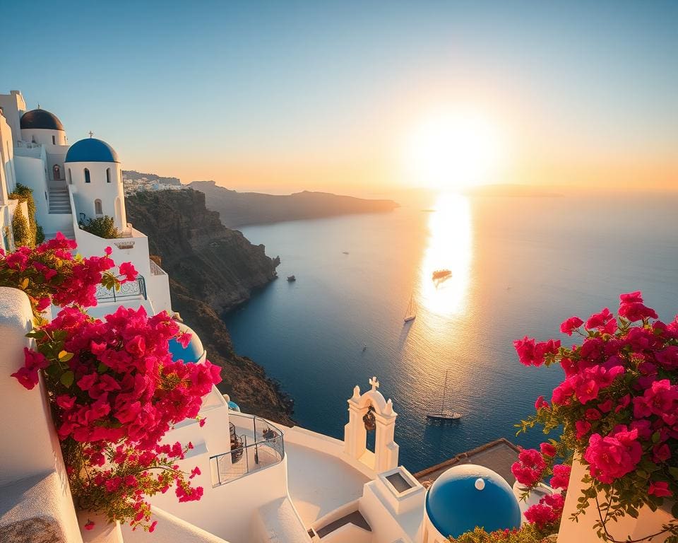 What makes Santorini so distinctive?