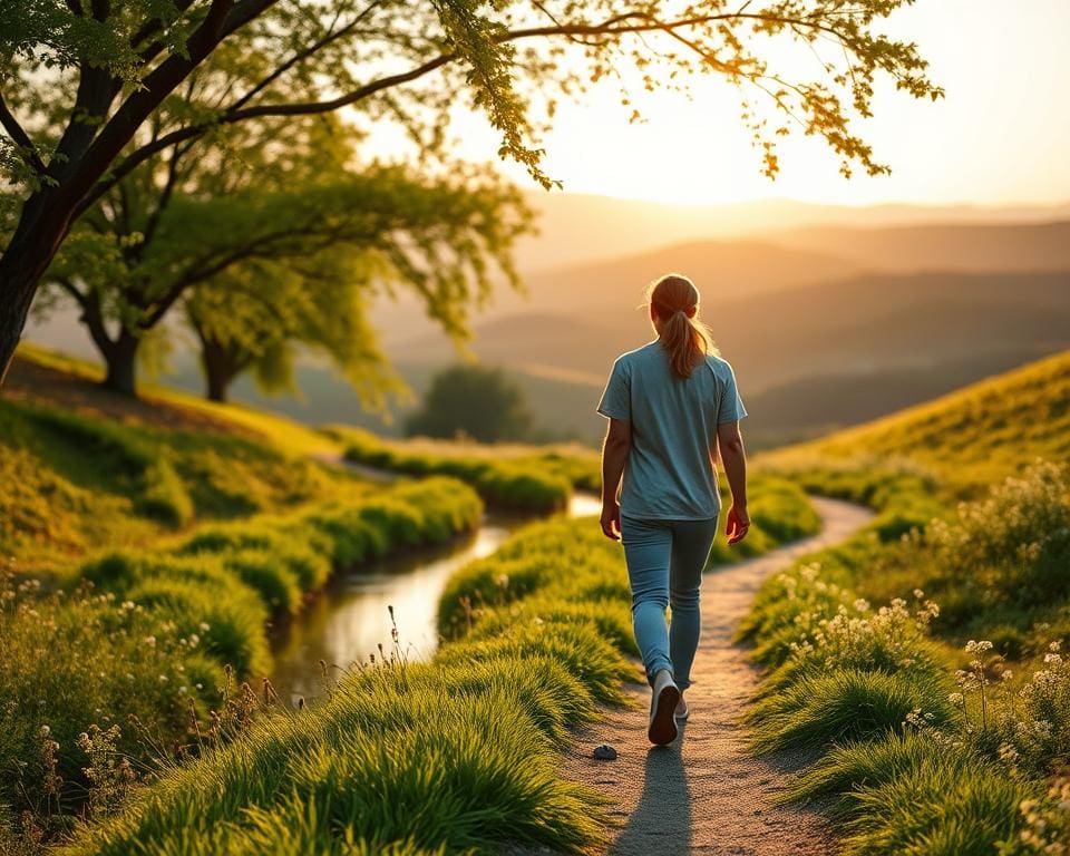 Hoe draagt wandelen bij aan mentale rust?