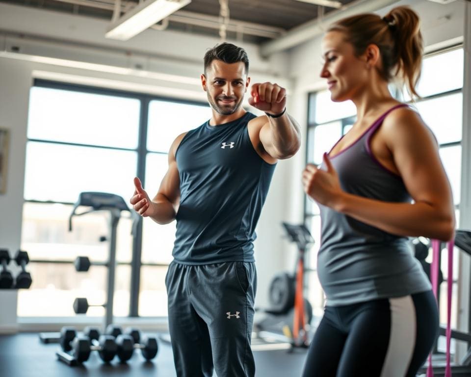 Hoe helpt een personal trainer bij fitnessdoelen?