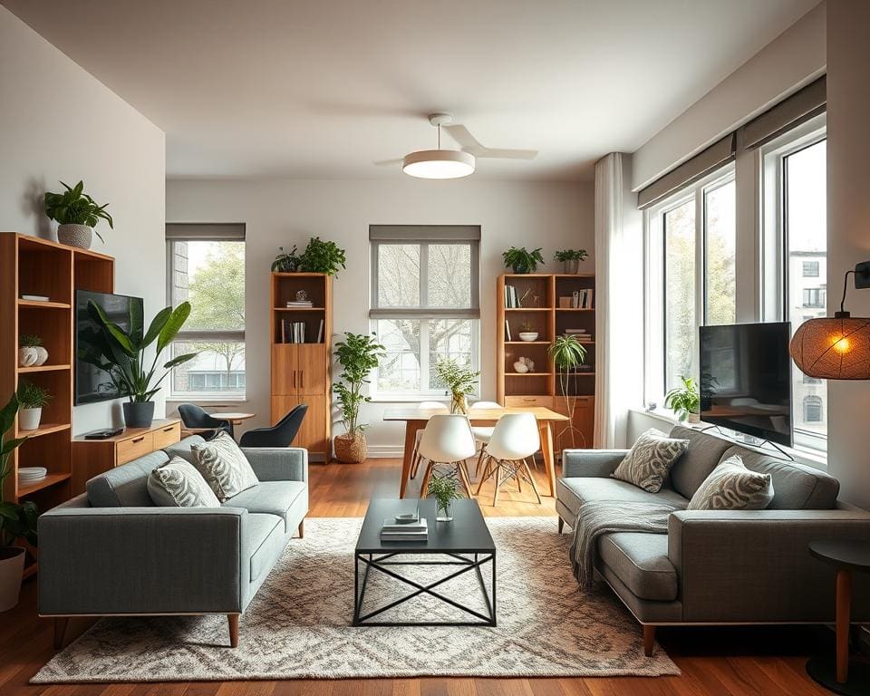 Hoe richt je een kleine woonkamer slim in?