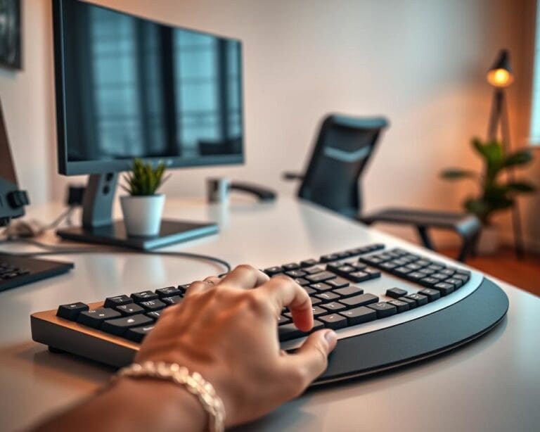 Wat maakt een ergonomisch toetsenbord beter voor je houding?