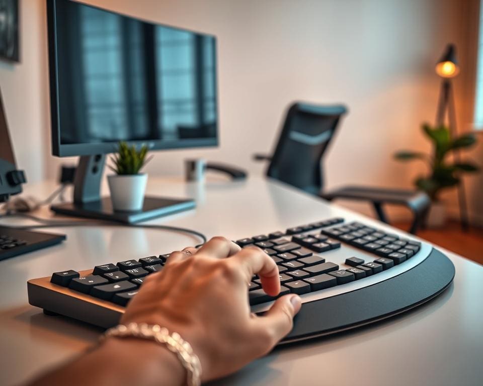Wat maakt een ergonomisch toetsenbord beter voor je houding?
