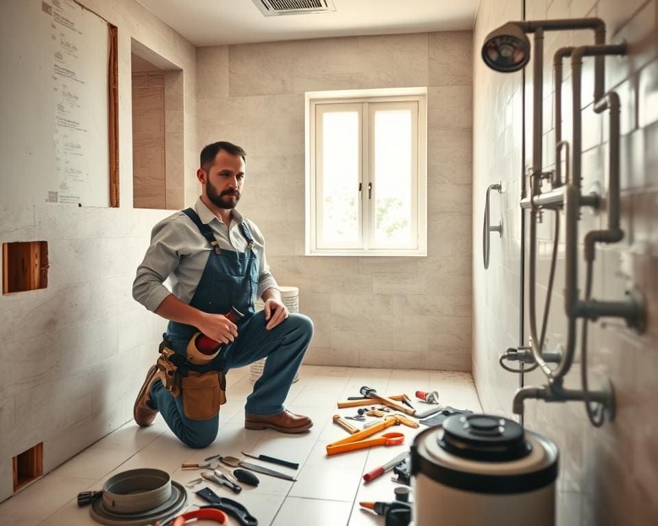 Werken als loodgieter in renovatieprojecten