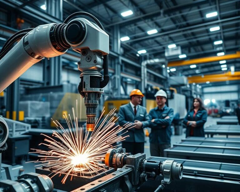 Hoe werkt robotlassen in moderne productiehallen?