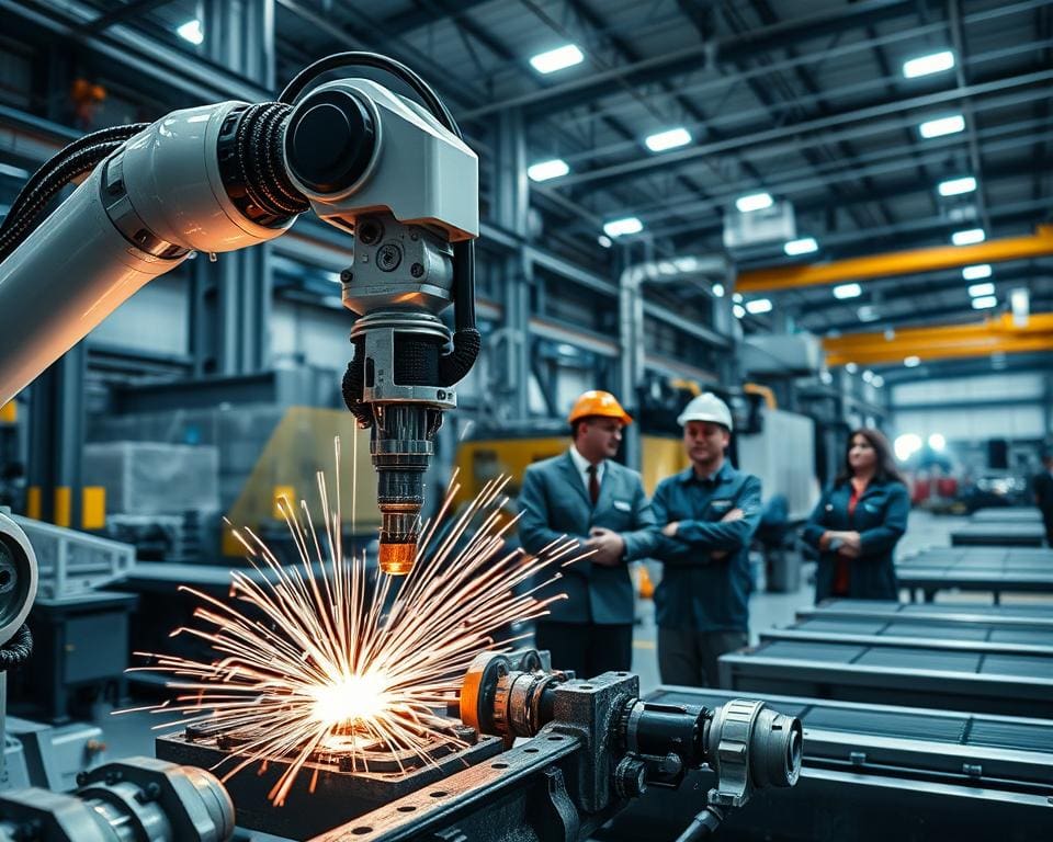 Hoe werkt robotlassen in moderne productiehallen?