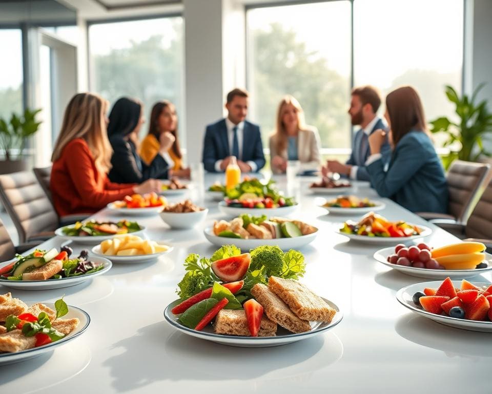 Wat zijn gezonde lunchideeën voor kantoor?