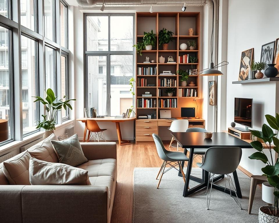 Welke meubels passen in een kleine studio?