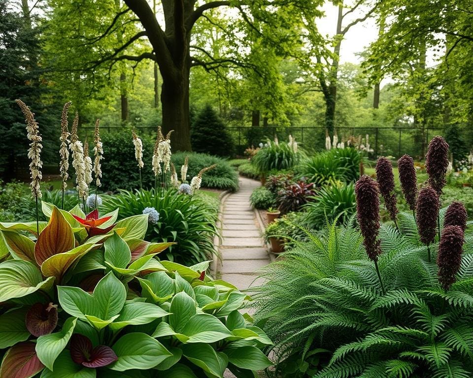 tuinplanten schaduw