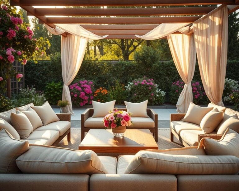 loungehoek tuin