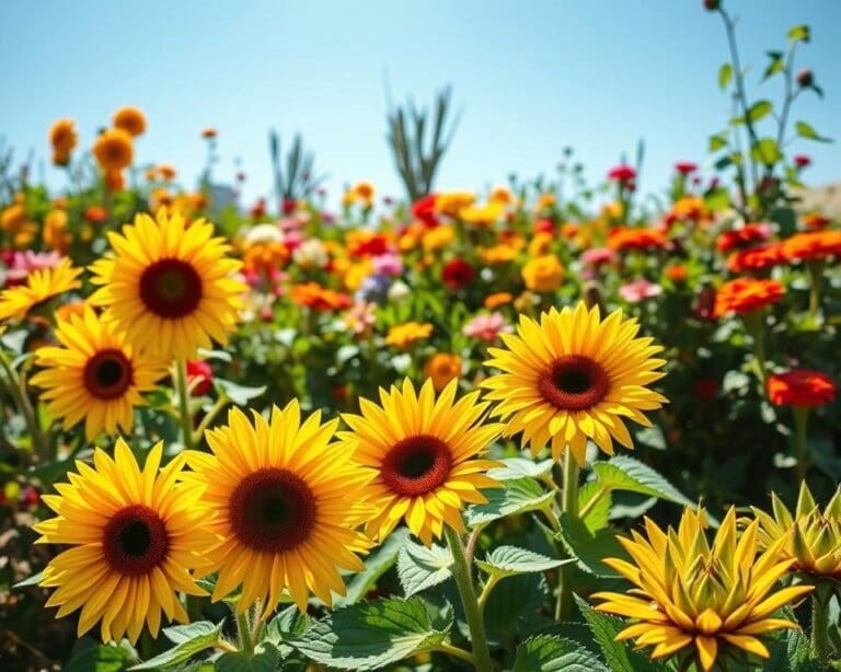 planten volle zon