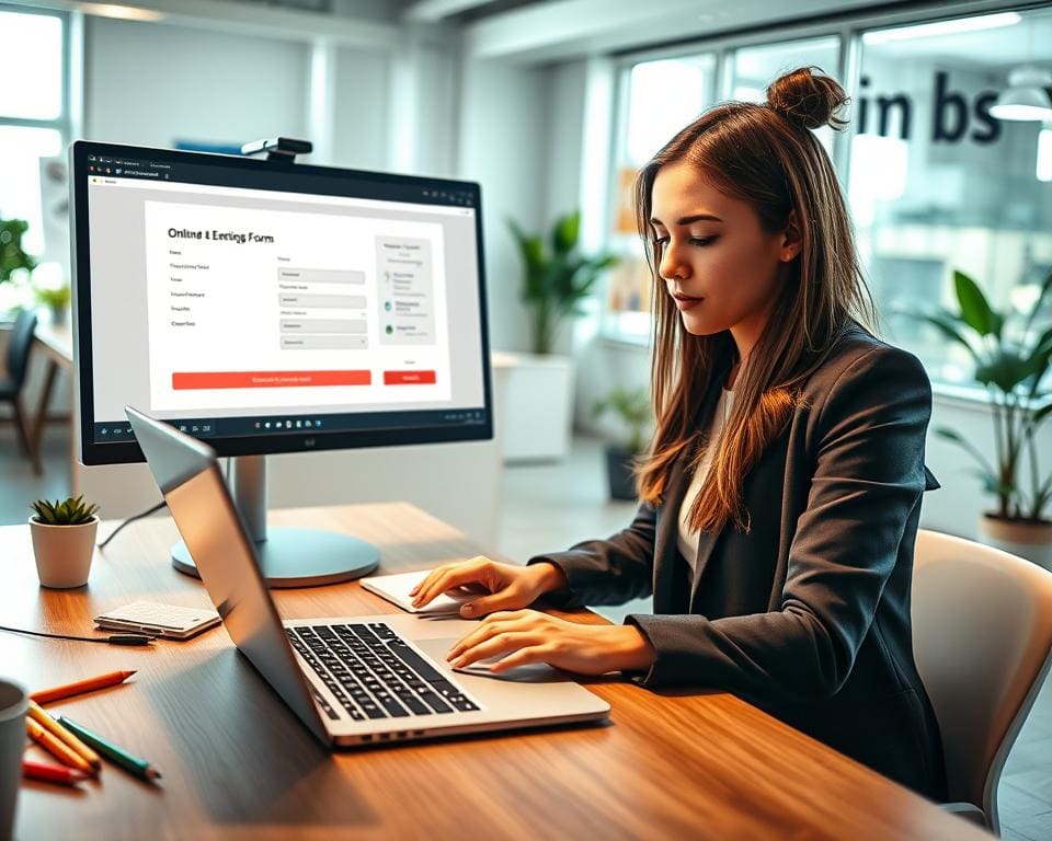 online formulieren